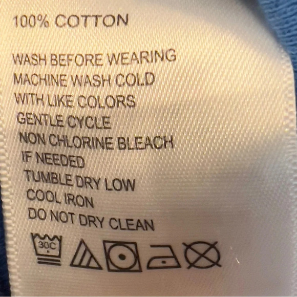 Tommy Bahama size Small‎ Petite bright blue long sleeve shirt - Picture 8 of 8